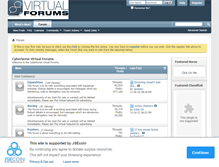 Tablet Screenshot of forum.cyberhorse.com.au